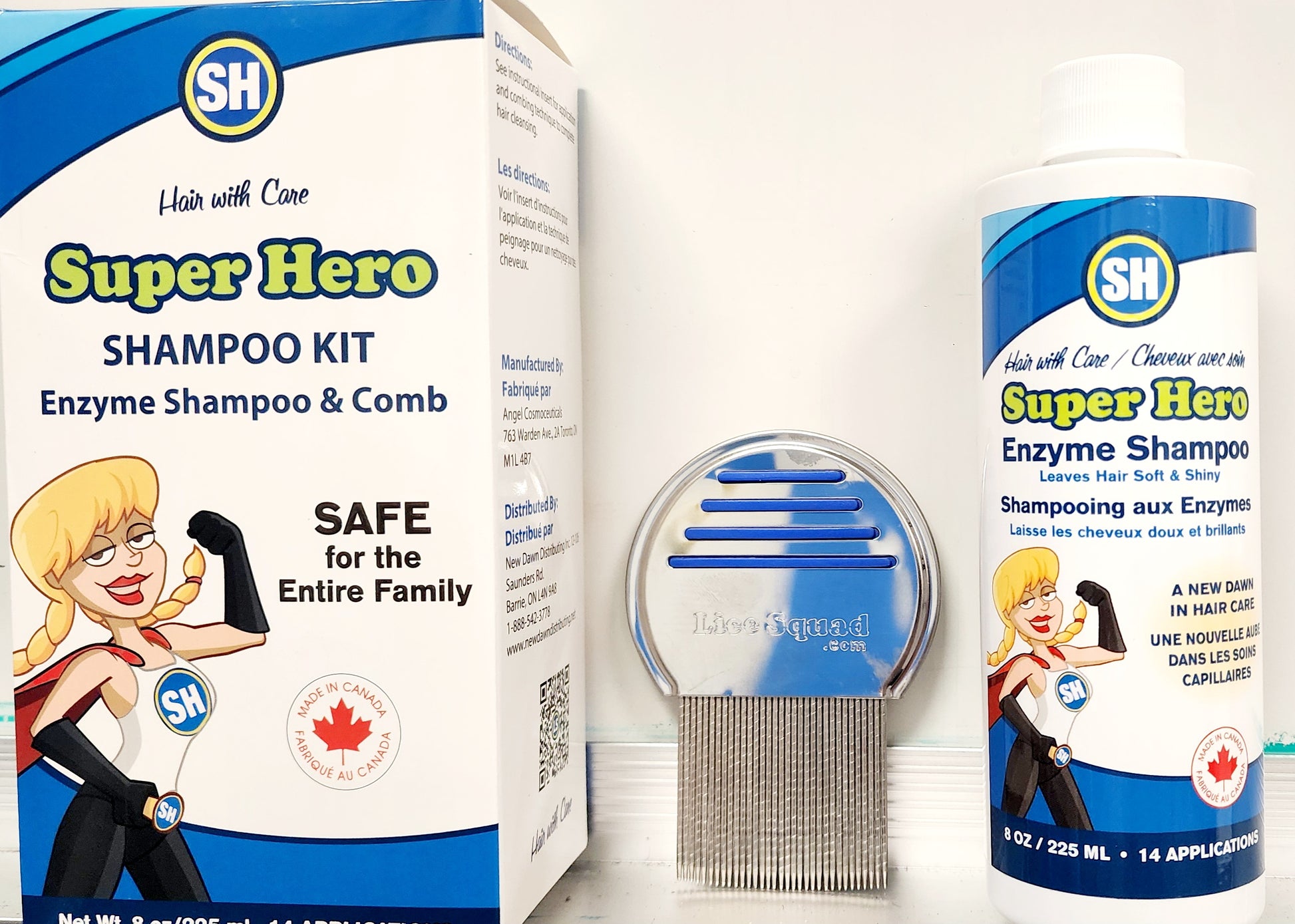 Shampoo Kit with Comb - newdawndistributing.net