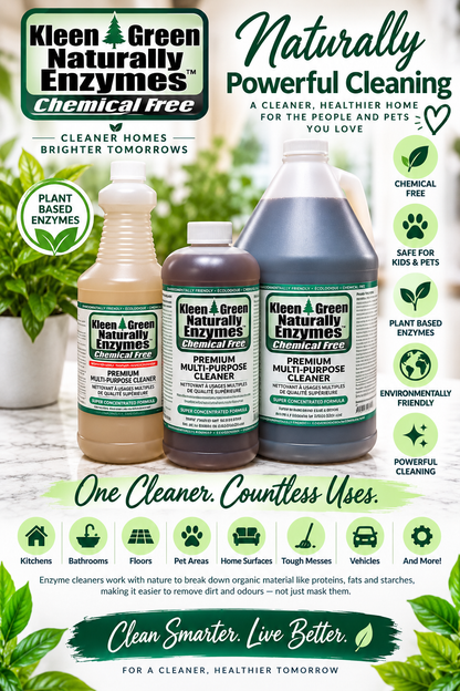 Kleen Green Naturally Enzyme Cleanser - 1 Gallon