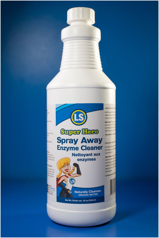 Super Hero Spray Away Enzyme Cleaner - newdawndistributing.net