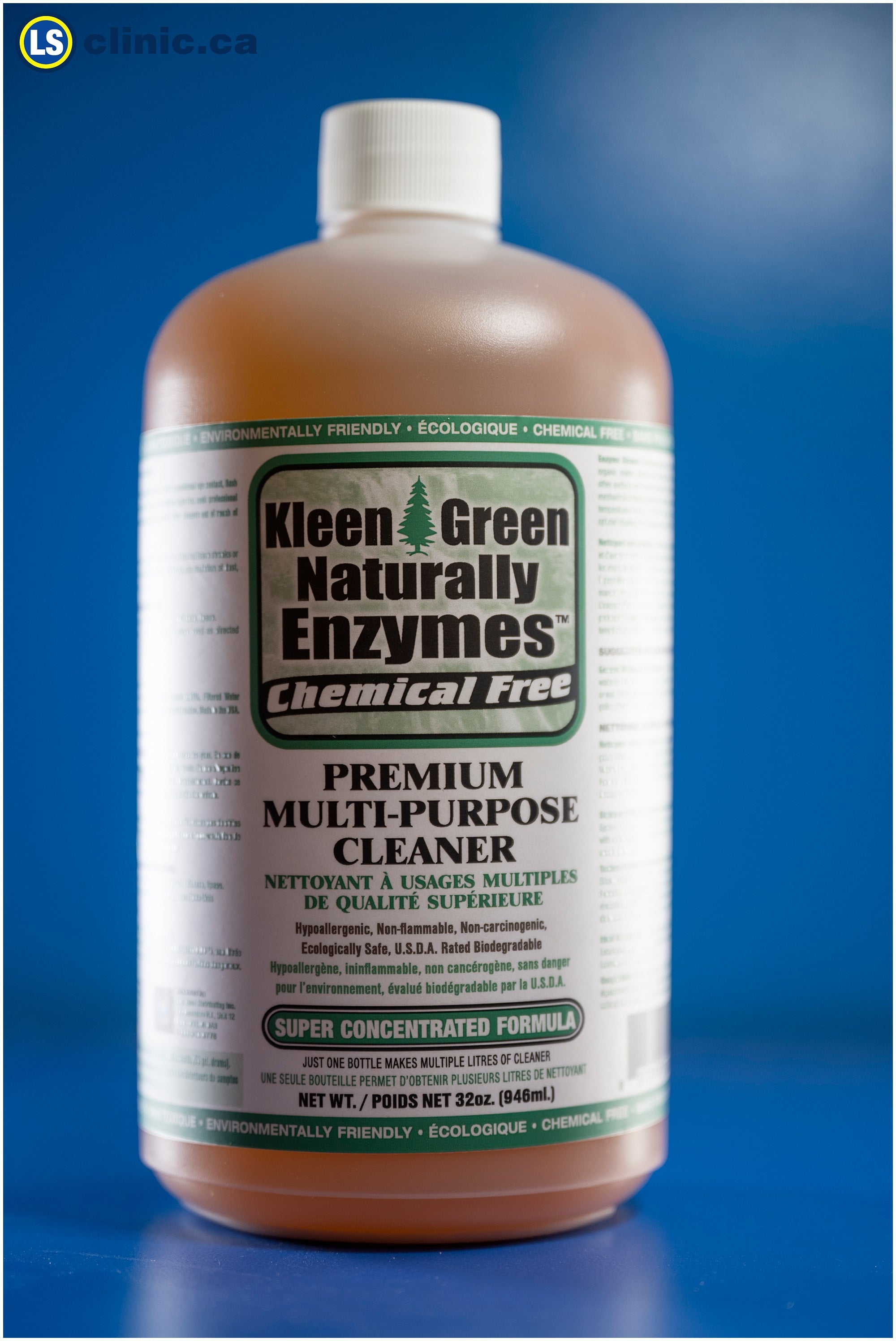 Kleen Green Naturally Enzyme Cleanser - 32oz - newdawndistributing.net